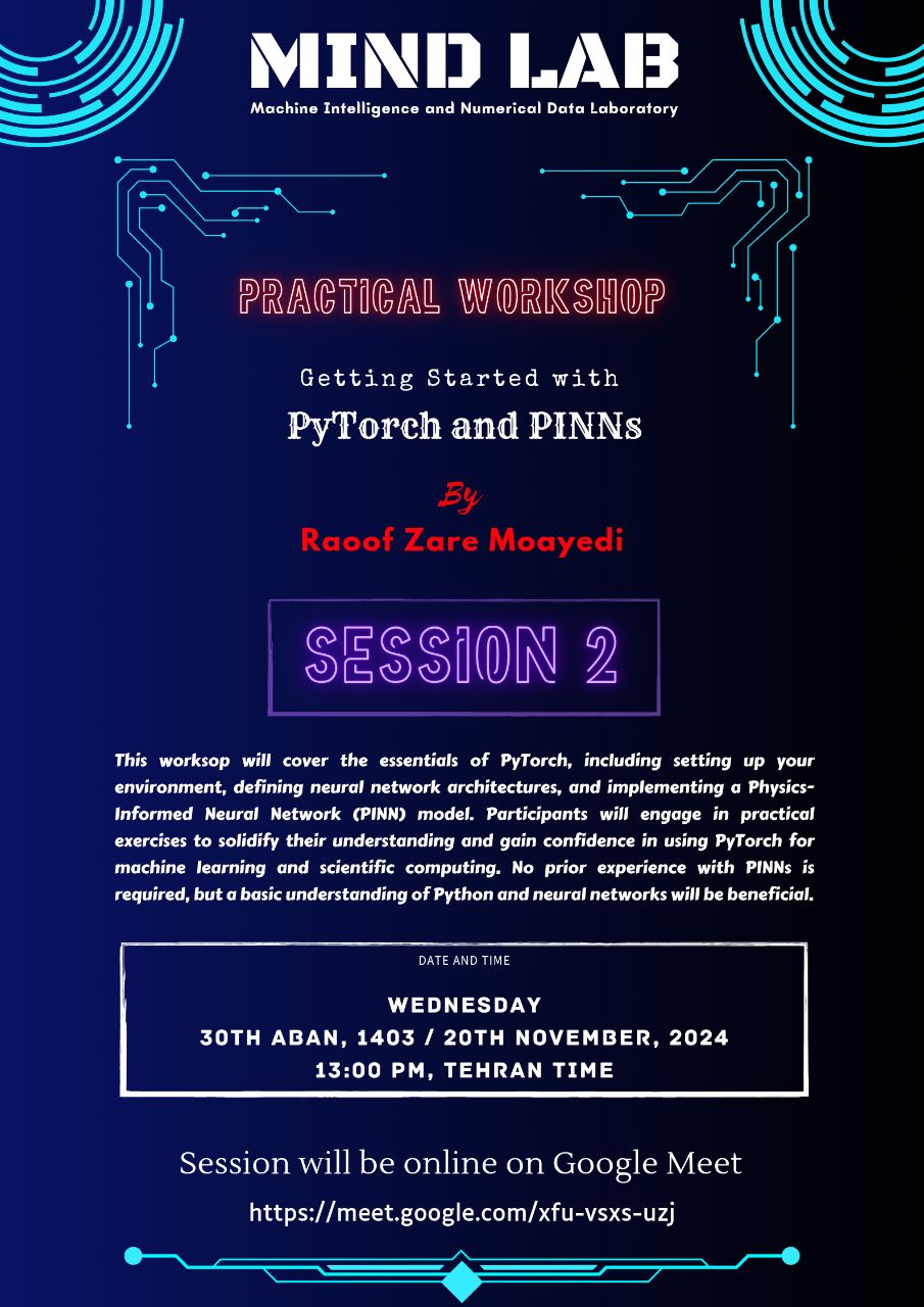 PRACTICAL WORKSHOP-Getting Started with PyTorch and PINNS-SESSION 2
